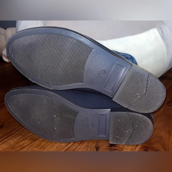 Coach Rivington Blue Ombré rubber short Rain Boots size 10 in EUC - Picture 5 of 10